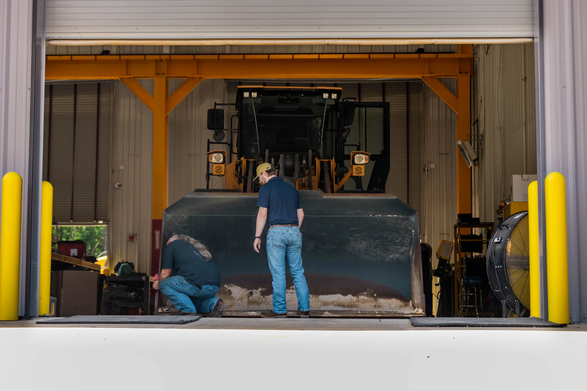 Construction equipment service